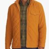 Men * | Coupon Untuckit Outerwear Water-Resistant Quilted Jacket Orange