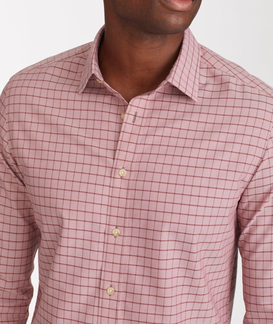 Men * | Best Pirce Untuckit Wrinkle-Free Giacosa Shirt Button-Down Shirts Pink