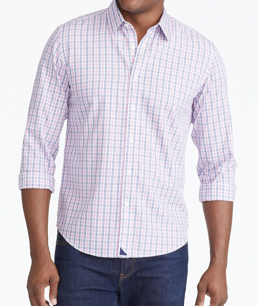 Men * | New Untuckit Button-Down Shirts Wrinkle-Free Dolcetto Shirt Pink