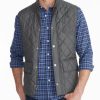 Men * | Wholesale Untuckit Quilted Field Vest Outerwear Grey