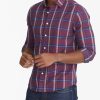 Men * | Flash Sale Untuckit Button-Down Shirts Vintage Wash Paradosso Shirt Dark Red