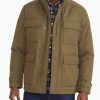 Men * | Top 10 Untuckit Water-Repellent Utility Jacket Dark Green