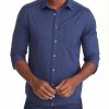 Men * | Best Reviews Of Untuckit Wrinkle-Free Performance Gironde Shirt Navy