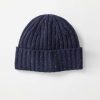 Men * | Best Pirce Untuckit Accessories & Shoes Donegal Knit Beanie Navy