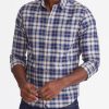 Men * | Best Sale Untuckit Wrinkle-Free Luke Shirt Navy