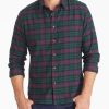 Men * | Promo Untuckit Flannel Moncayo Shirt Button-Down Shirts Green