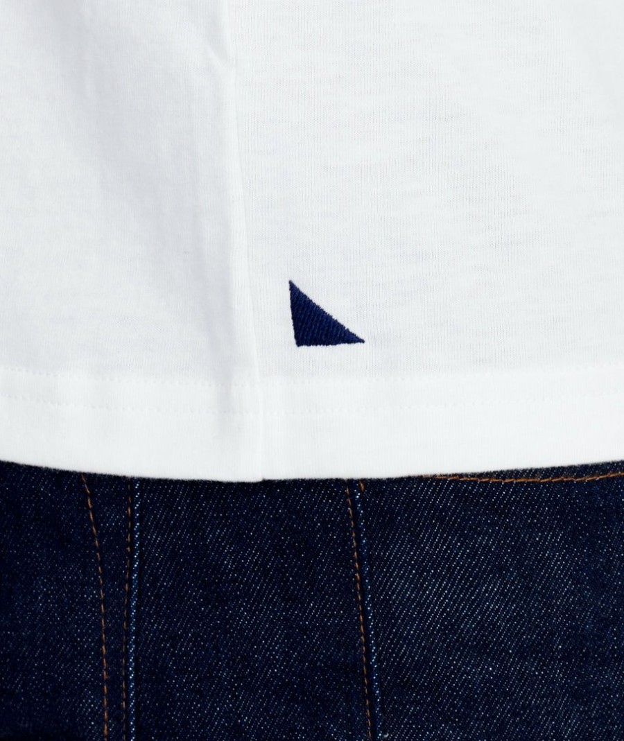 Men * | Top 10 Untuckit Ultrasoft V-Neck Tee Tees & Henleys White