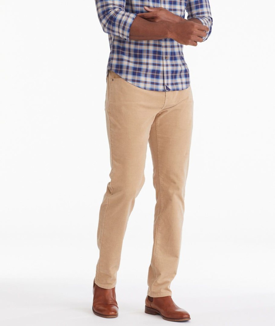 Men * | Discount Untuckit Corduroy Pants Tan