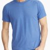 Men * | Discount Untuckit Tees & Henleys Performance Tee Bright Blue