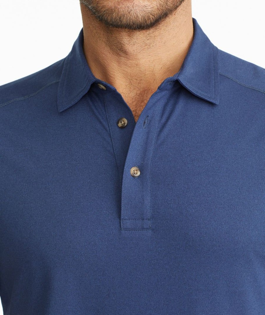 Men * | Best Pirce Untuckit Polos Performance Polo Navy