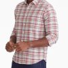 Men * | Wholesale Untuckit Button-Down Shirts Flannel Rudd Shirt Pink