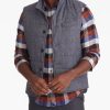 Men * | Best Deal Untuckit Italian Wool Zermatt Vest Outerwear Navy