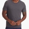 Men * | New Untuckit Tees & Henleys Ultrasoft Tee Charcoal