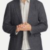 Men * | Coupon Untuckit Knit Italian Wool Ebhart Sport Coat Navy