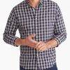 Men * | Coupon Untuckit Wrinkle-Free Performance Dorin Shirt Button-Down Shirts Navy