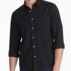 Men * | Best Reviews Of Untuckit Flannel Sherwood Shirt Black