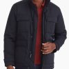 Men * | Best Deal Untuckit Water-Repellent Utility Jacket Black