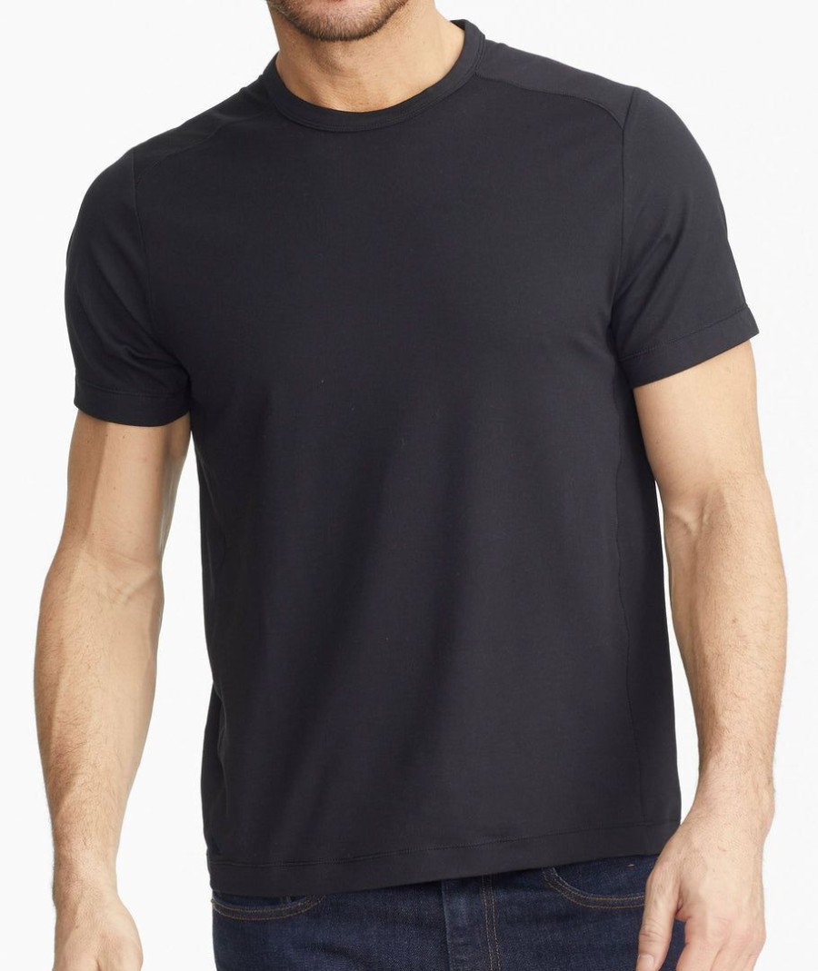 Men * | Cheapest Untuckit Tees & Henleys Performance Tee Black