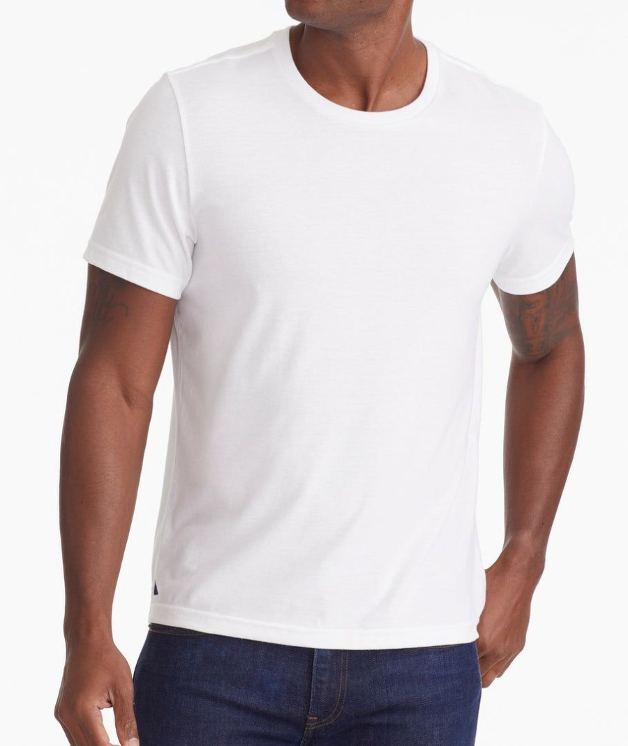 Men * | Best Pirce Untuckit Ultrasoft Tee Tees & Henleys White