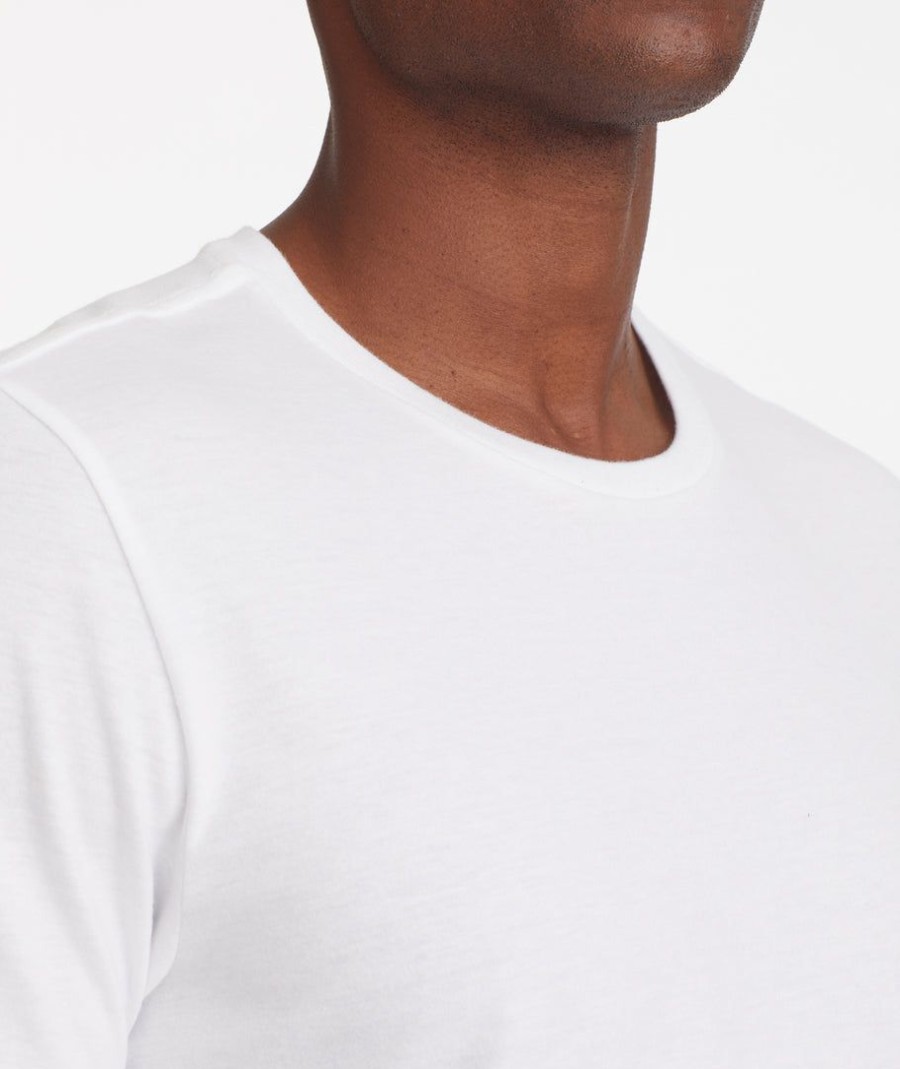 Men * | Best Pirce Untuckit Ultrasoft Tee Tees & Henleys White