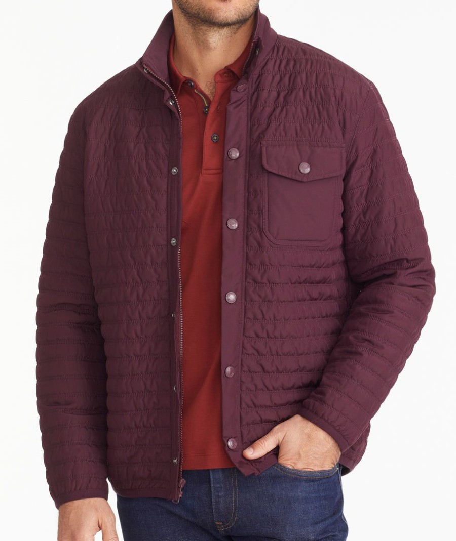 Men * | Best Pirce Untuckit Outerwear Expedition Jacket Purple