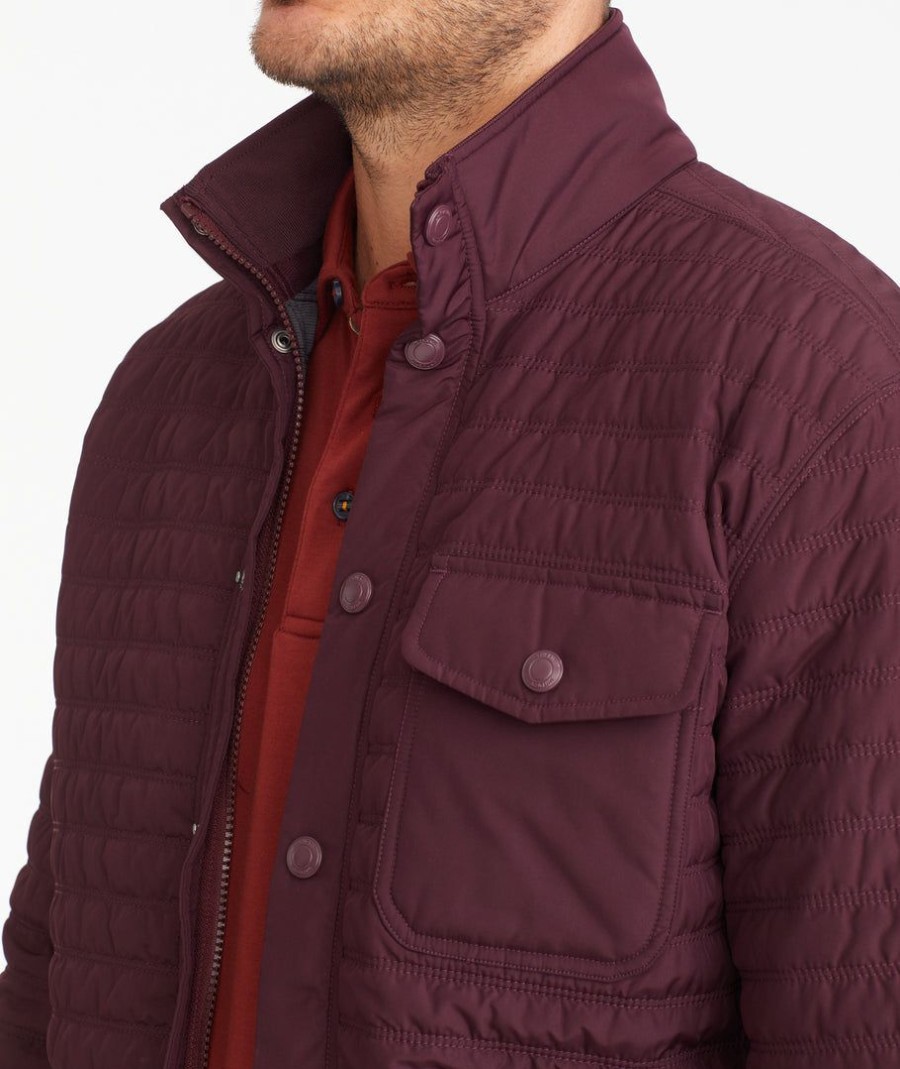 Men * | Best Pirce Untuckit Outerwear Expedition Jacket Purple