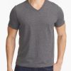 Men * | Coupon Untuckit Ultrasoft V-Neck Tee Charcoal