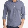 Men * | Flash Sale Untuckit Wrinkle-Free Orville Shirt Button-Down Shirts Blue