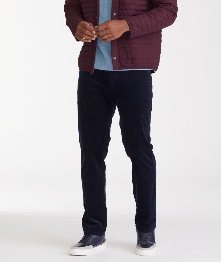 Men * | Promo Untuckit Corduroy Pants Navy