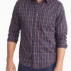 Men * | Discount Untuckit Button-Down Shirts Wrinkle-Free Performance Valencay Shirt Navy