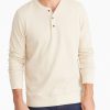 Men * | Best Deal Untuckit Heavyweight Henley Tan