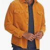 Men * | Brand New Untuckit Corduroy Overshirt Orange