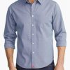 Men * | Flash Sale Untuckit Wrinkle-Free Pio Cesare Shirt Navy