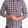 Men * | Brand New Untuckit Wrinkle-Free Barossa Shirt Button-Down Shirts Navy