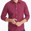 Men * | Best Reviews Of Untuckit Button-Down Shirts Wrinkle-Free Marcasin Shirt Dark Purple