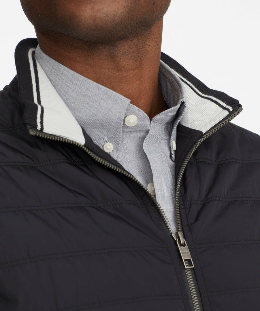 Men * | New Untuckit Outerwear Lightweight Insulated Vest Black