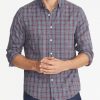 Men * | Buy Untuckit Wrinkle-Free Performance Macallan Shirt Button-Down Shirts Blue