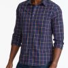 Men * | Best Sale Untuckit Button-Down Shirts Wrinkle-Free Georgio Shirt Navy