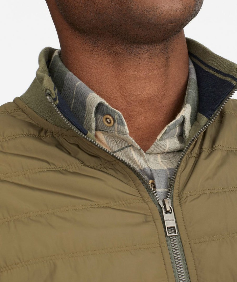 Men * | Budget Untuckit Outerwear Lightweight Insulated Vest Green