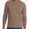 Men * | Best Sale Untuckit Aston Chocolate Chip Tees & Henleys Brown