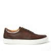 Men * | New Untuckit Accessories & Shoes Leather Lace-Up Brown